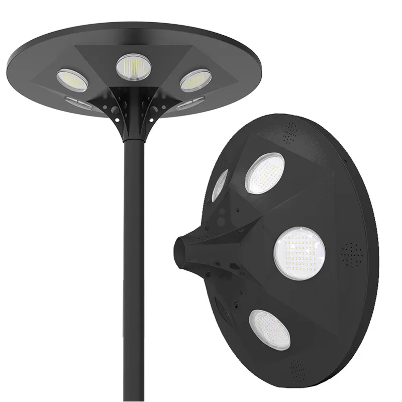 

Waterproof Ip65 Warm White UFO Light Landscape Park Lamp Solar LED Street Garden Light