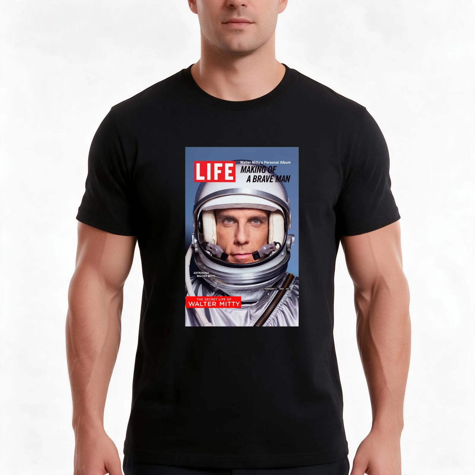 Vintage The Secret Life Of Walter Mitty Cool Gifts T-Shirt Summer Casual Cotton Tee Oversized Streetwear Tops 100% Cotton