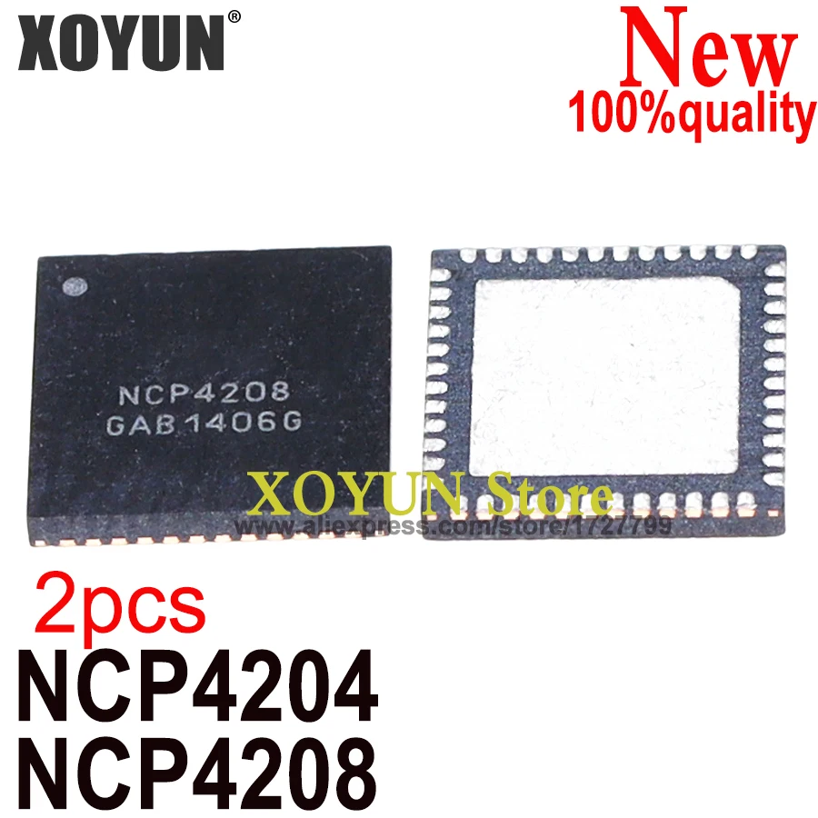 (2piece)100% New NCP4204 NCP4208 NCP4204MNR2G NCP4208MNR2G QFN