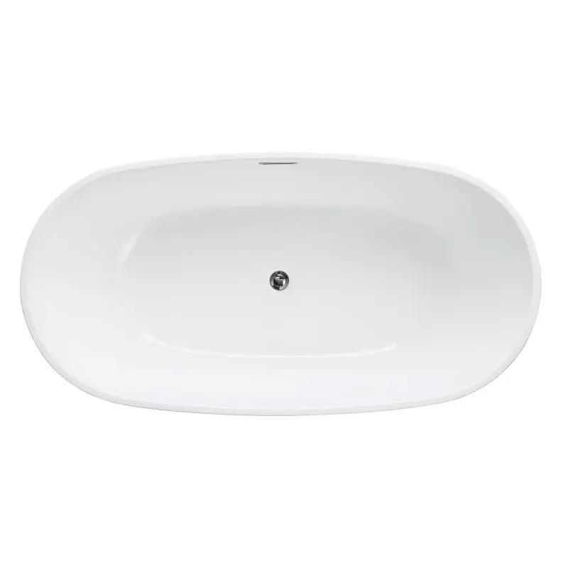 European and American classic oval bathtub acrylic home bed and breakfast project independent empty cylinder