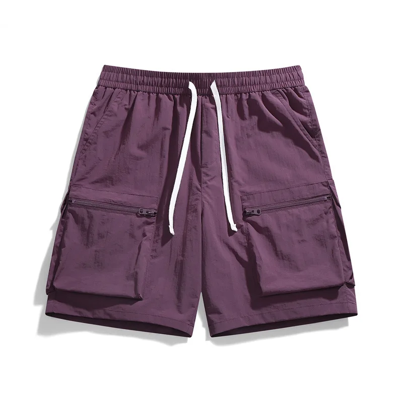 

Мужские шорты-карго большого размера, летние спортивные шорты для спортзала, мужские быстросохнущие шорты для бега, повседневные пляжные шорты для фитнеса, мужская одежда