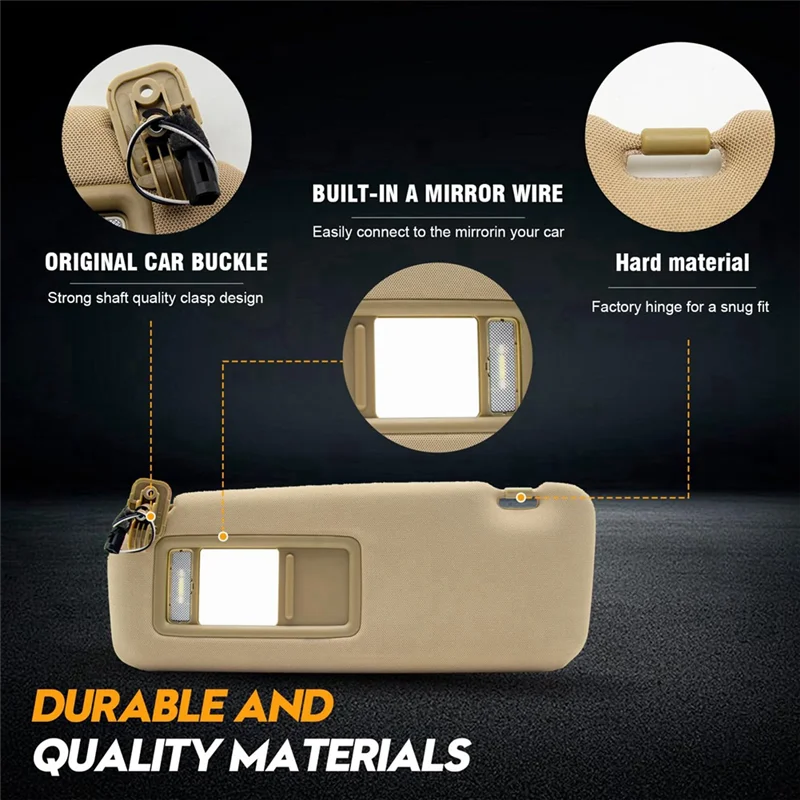 

VC-Innovative-TDY1-69-320 TDY1-69-270 Car Front Windshield Sun Visor Kit For Mazda CX-9 2010-2015
