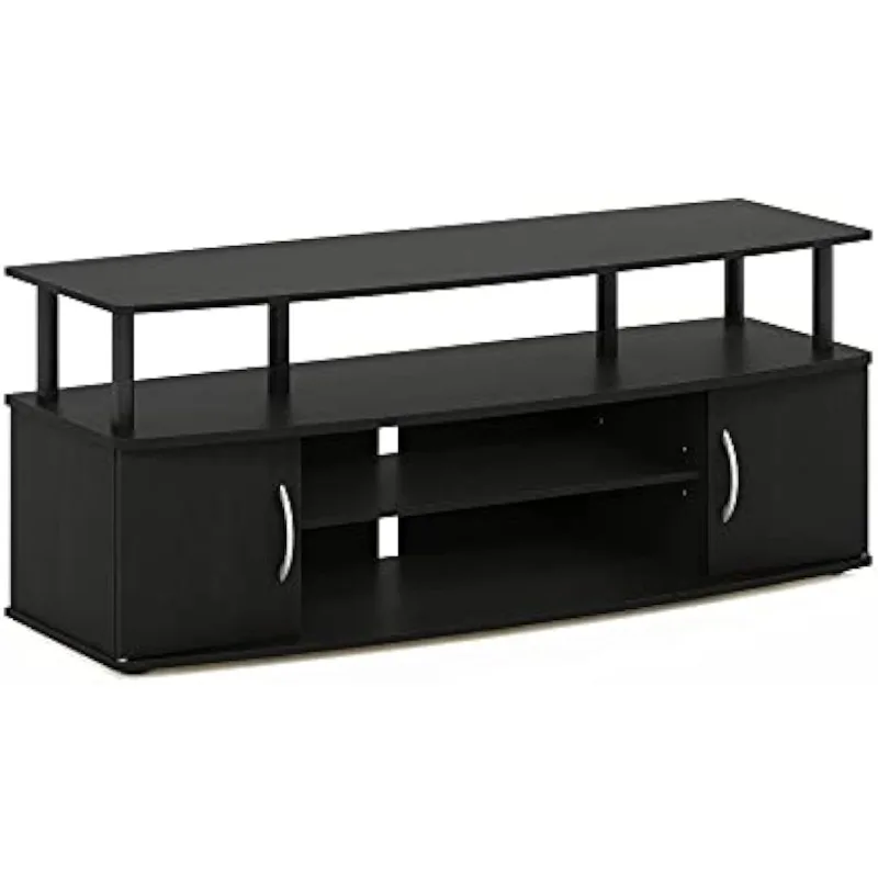 

Large Entertainment Stand for TV Up to 55 Inch, Blackwood