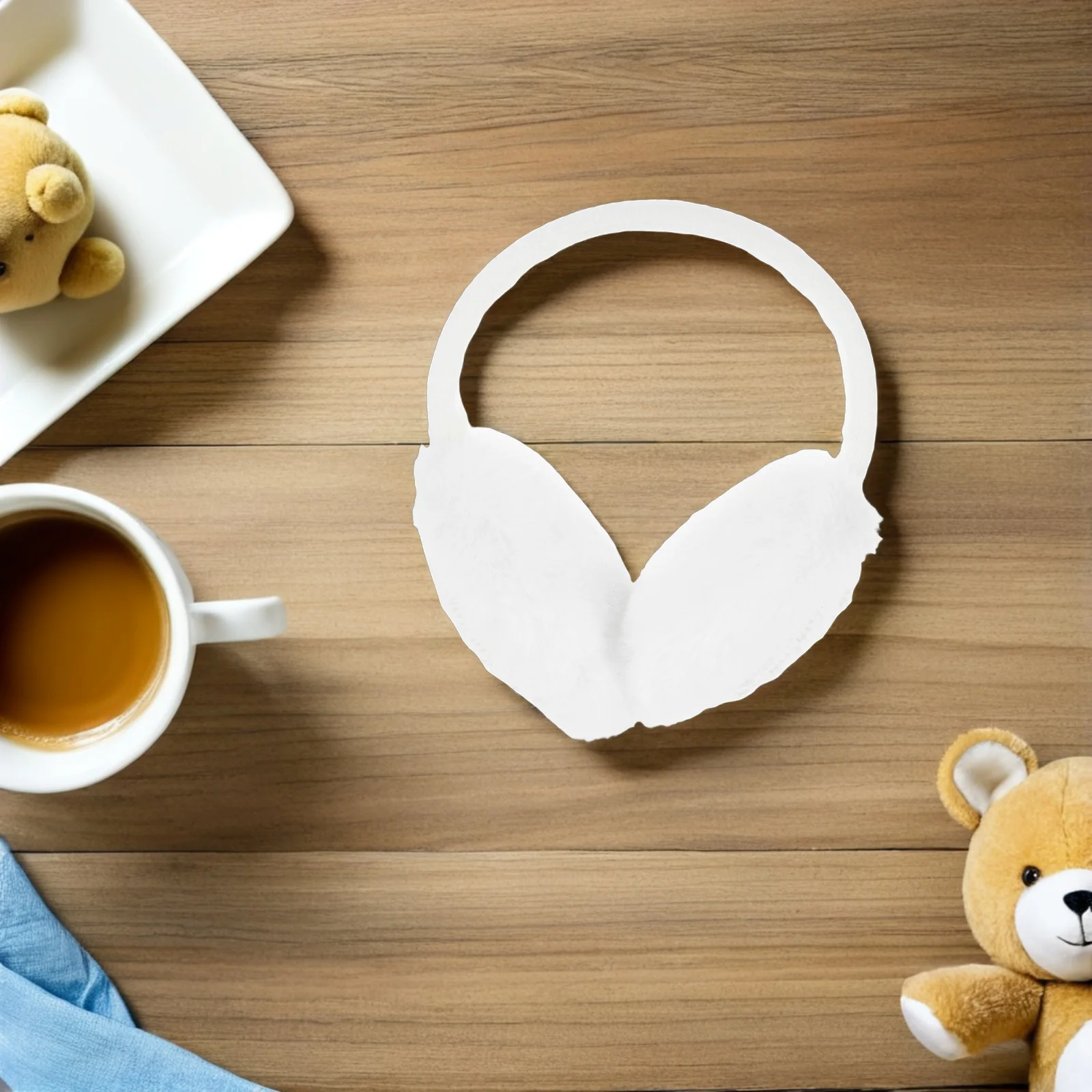 Protetores de orelha de inverno, 2 peças, forro macio, faixa de cabeça de malha, atividades ao ar livre, aquecedores de ouvido quentes para clima frio