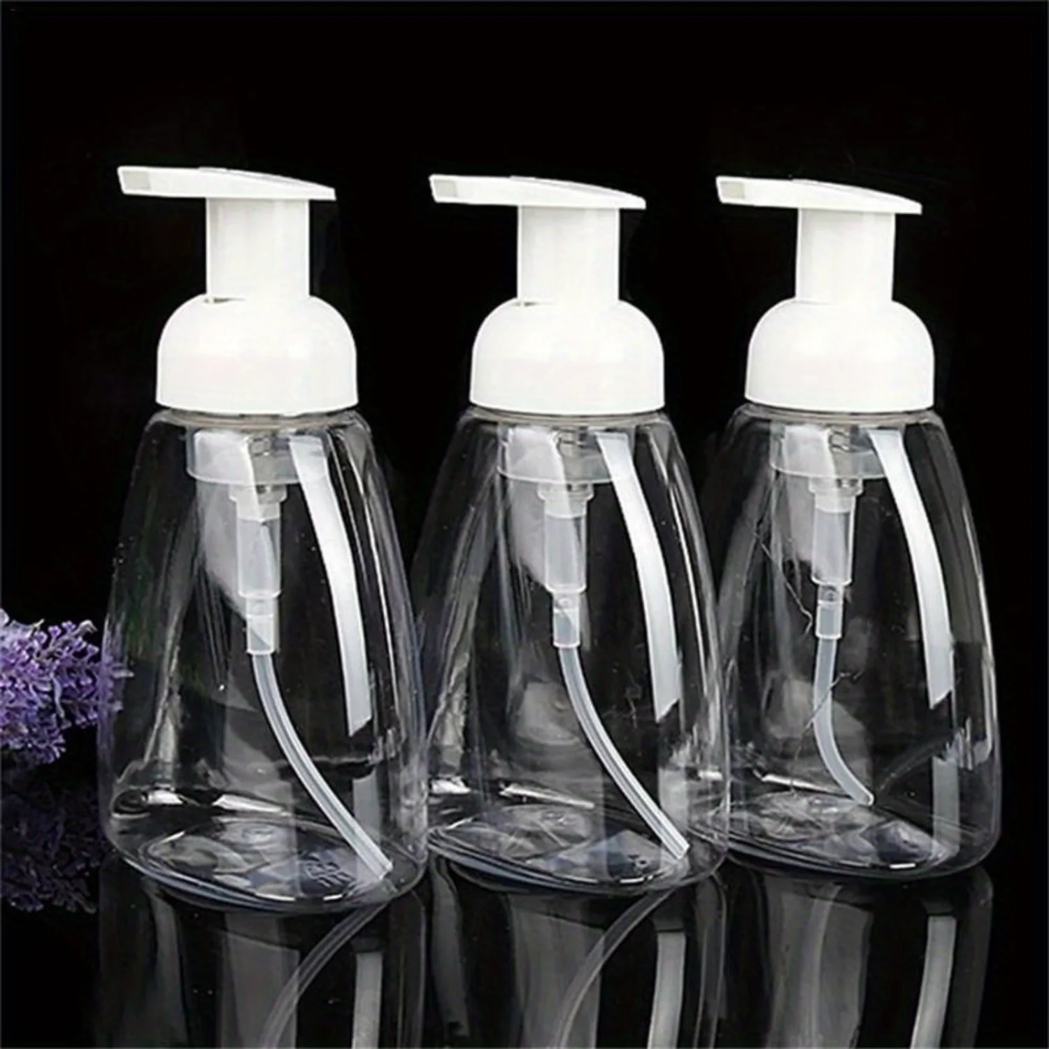 

1pc 10.14oz Plastic Bottle Foam Bottle Cleaning Bottle Hand Sanitizer Shampoo Dispenser Soap Liquid Bottle Household Products