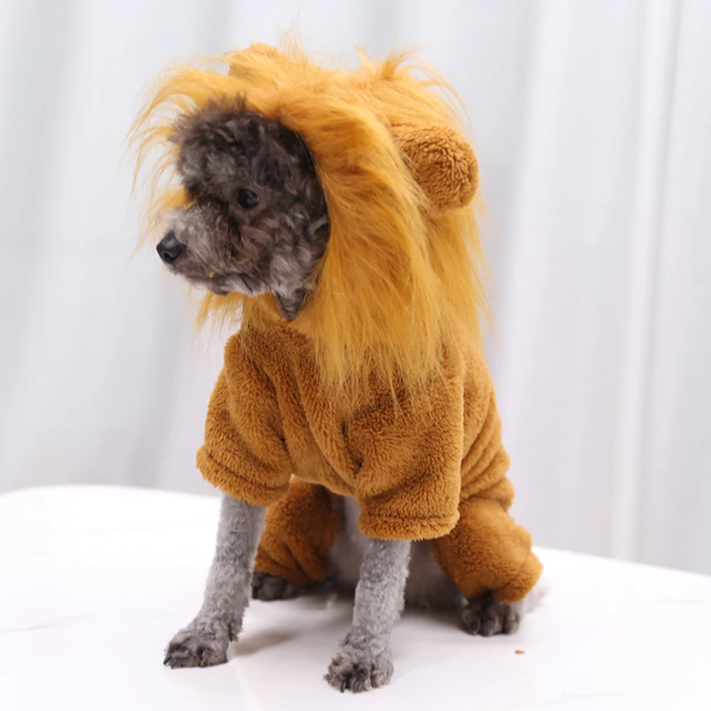 

Warm Transformation Coat For Dogs, Fashion Lion Pet Costume, Durable Party Wear, Halloween Dog Clothes, Pet Dog Cosplay