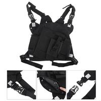 Multifunction Camping Tactical Harness with Adjustable Shoulder Strap for Walkie Talkie UV-5R UV-82 UV-9R PLUS