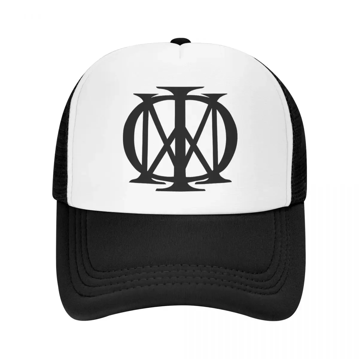 Boné de beisebol de malha com logotipo de Dream Theater preto unissex moda chapéu ajustável boné de caminhoneiro de poliéster atacado novos bonés de caminhoneiro
