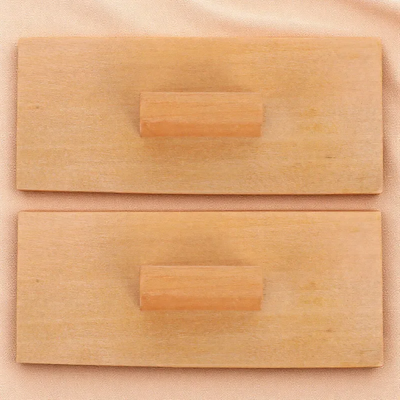 1 Pair Wooden Block Percussion Musical Instrument For Kids Rhythm Learning Safe Reusable Longtime Use Hand Operated Easy