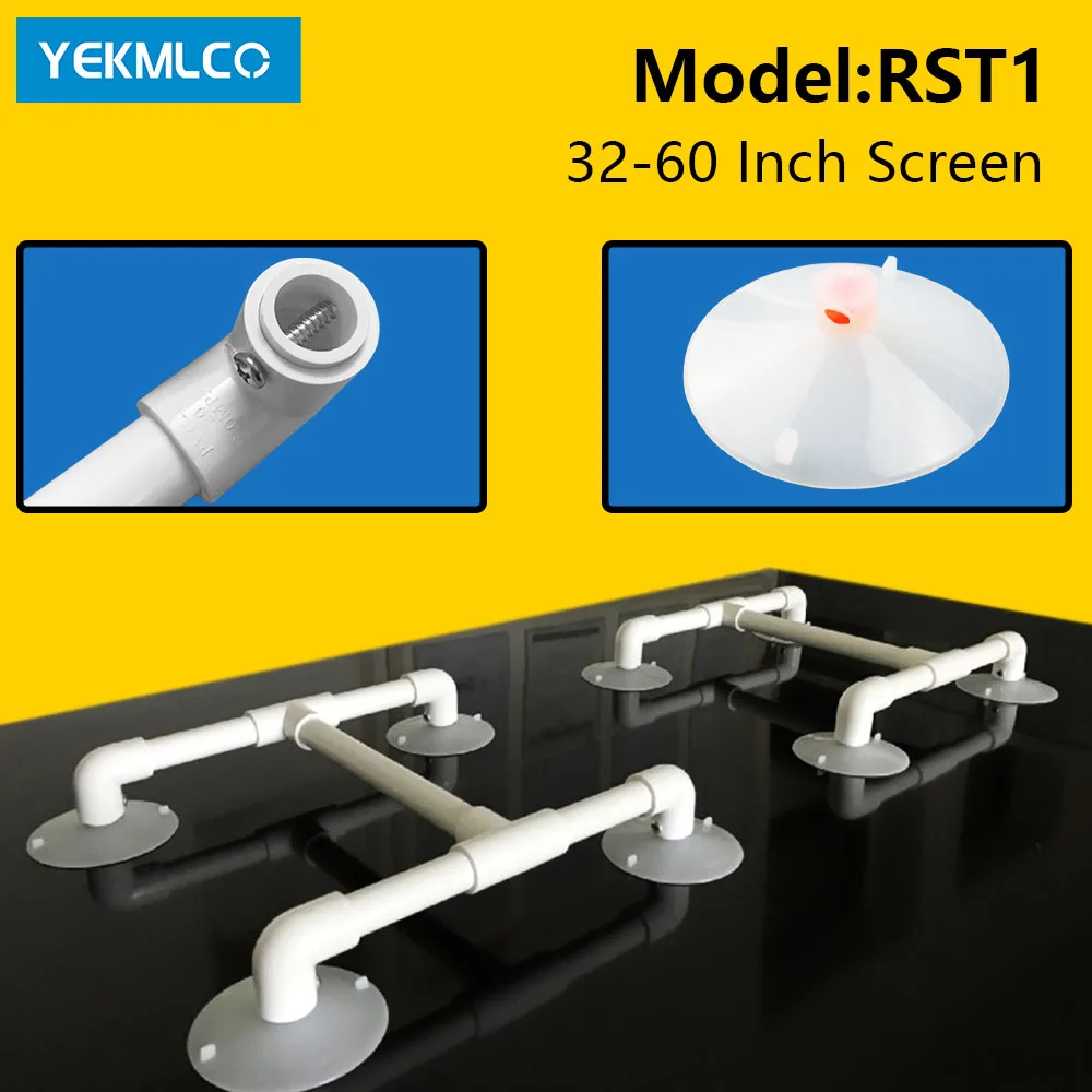 LED LCD TV Screen Remove Repair Tool Silicone Vacuum Suction Cup Support Connector 32-65 Inch Maintenance Device