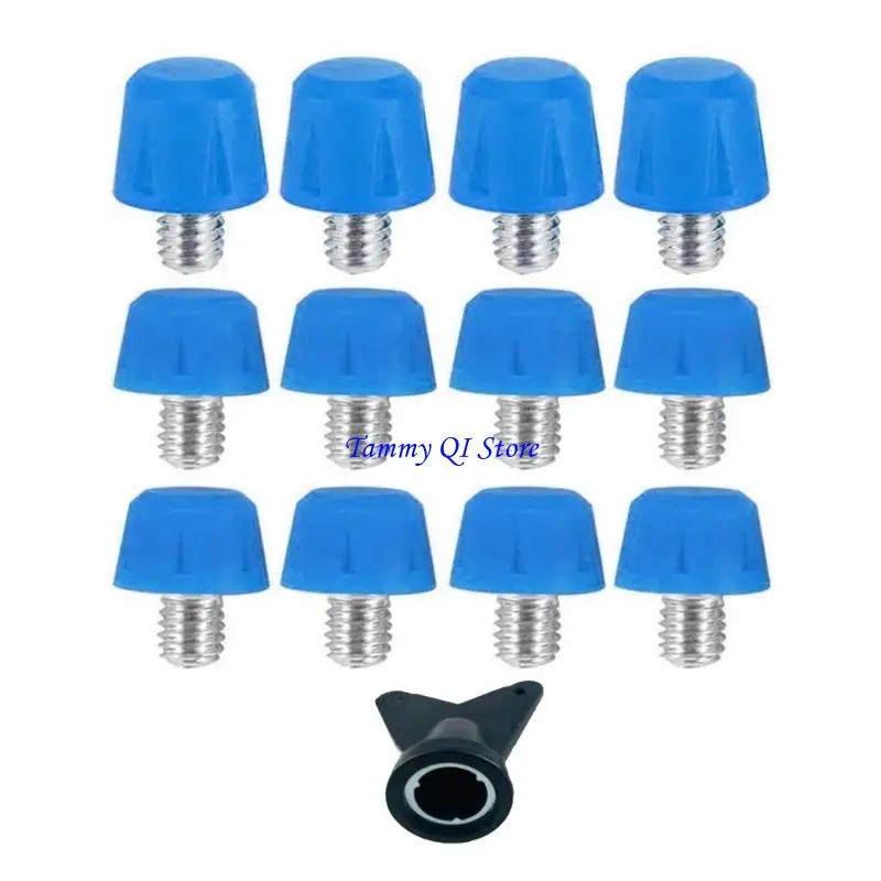 

F1FD 12Pcs Universals 6mm Thread Football Shoe Replacement for Soccer Shoes