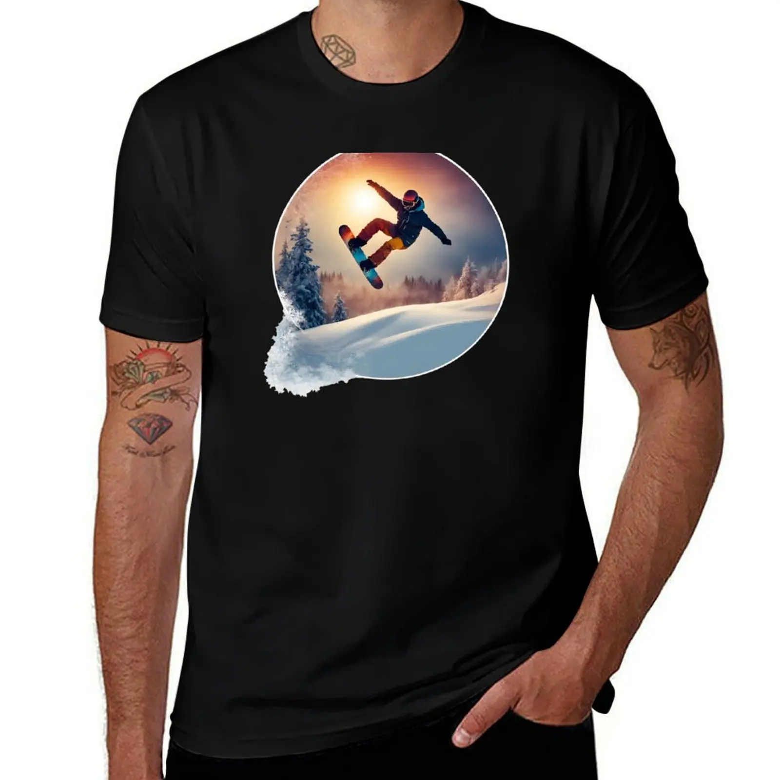 Winter Sports Snowboard Passion Hobby Love and Lifestyle T-Shirt Trend Art Print T-Shirt