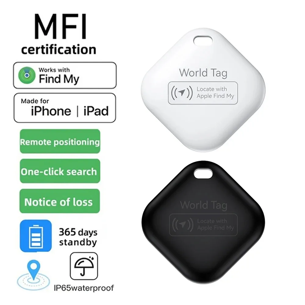 Mini Anti-loss Device For Apple Find My App Keys Finder Smart Tag Wallet Lost Item Finder Bluetooth Find Device Only IOS System