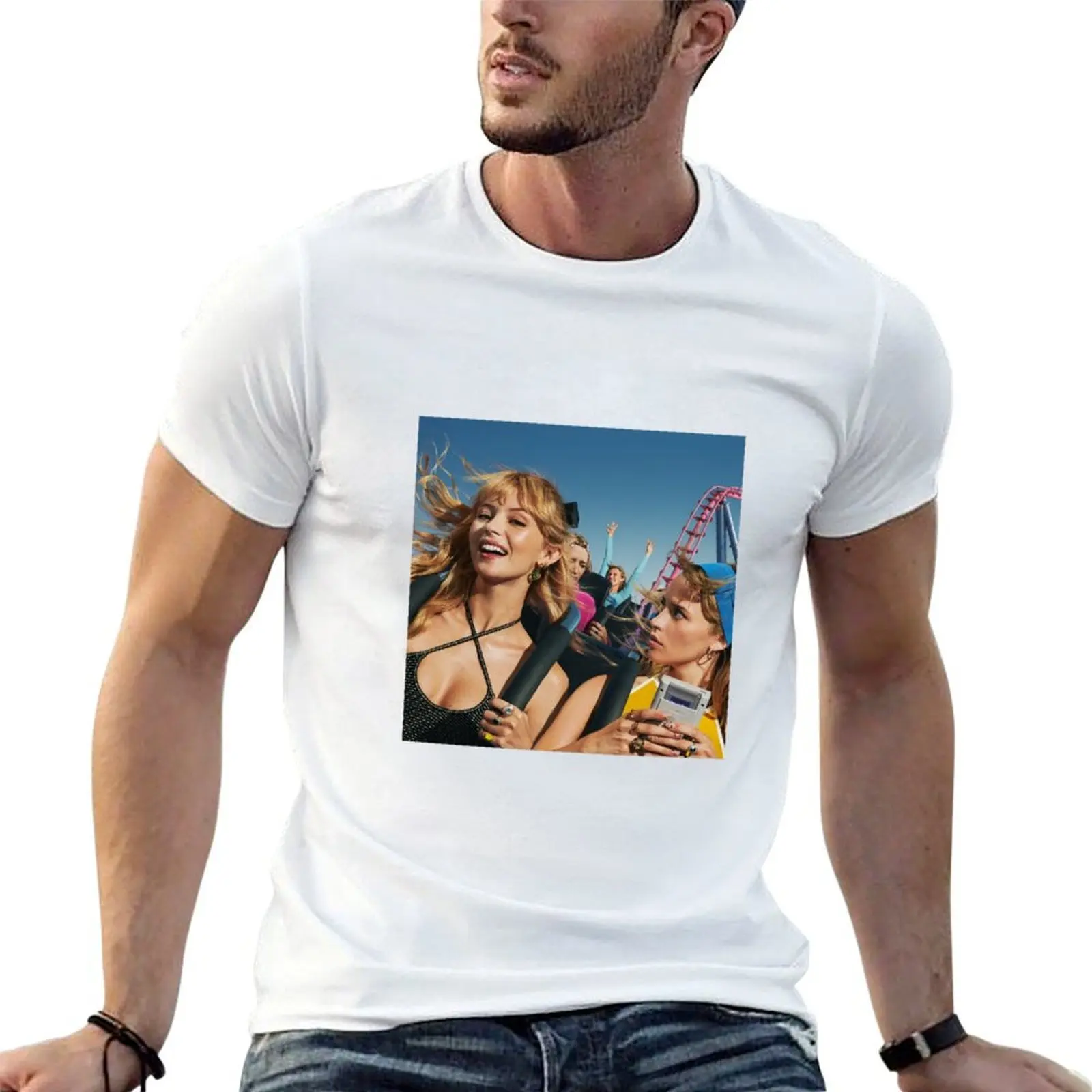 

angèle - nonante-cinq (cover) T-Shirt cotton tshirt 100% graphic t shirts for man man graphic t shirt T-Shirt