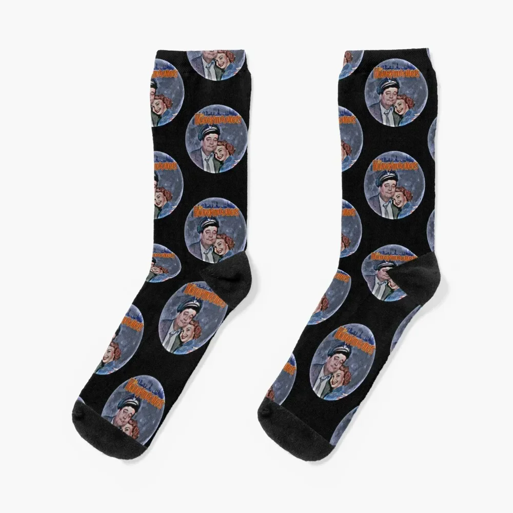 Honeymooners in The City Jackie Gleason Audrey Meadows Ralph Alice Tv Show T-Shirts Gift For Fans, For Men and Women Socks