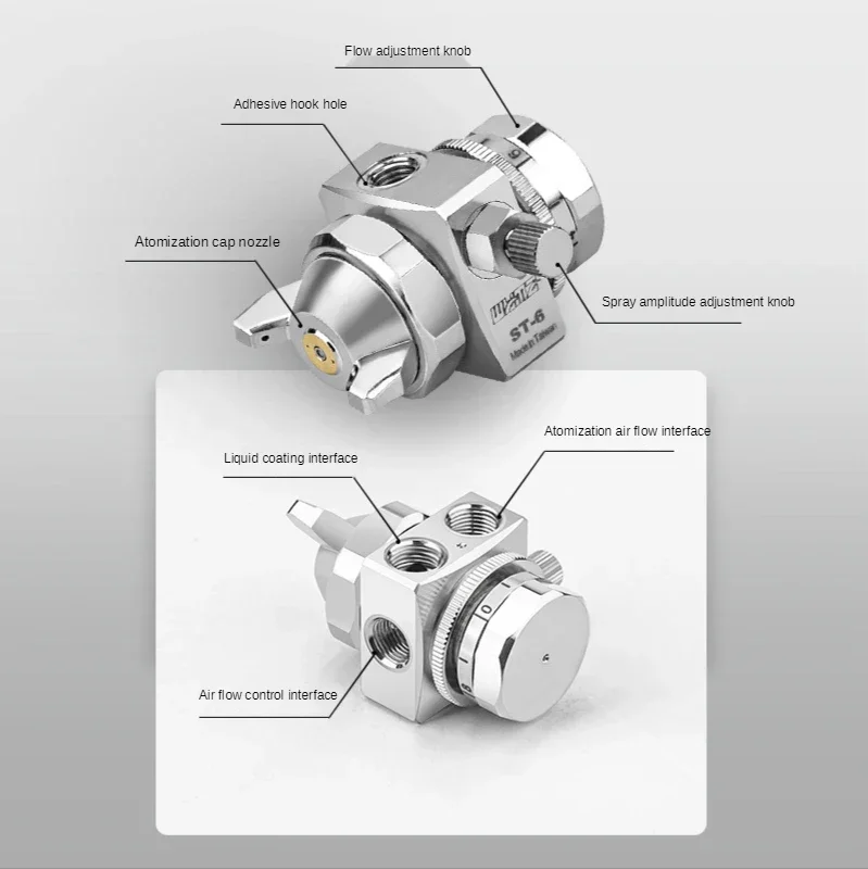 Nozzle Automatic Spray Paint  Pneumatic High Atomization Blister Machine Nozzle