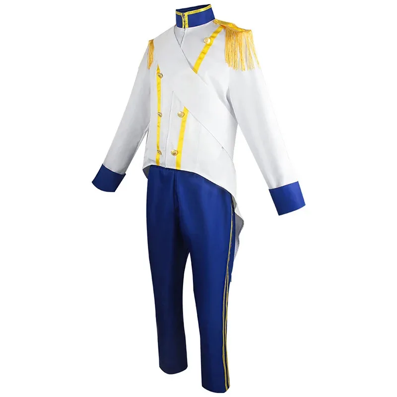 Prince Eric Amusement park costume  Costume The Little Cosplay Costume Halloween Carnival Performance Party Clothing Adult Birth