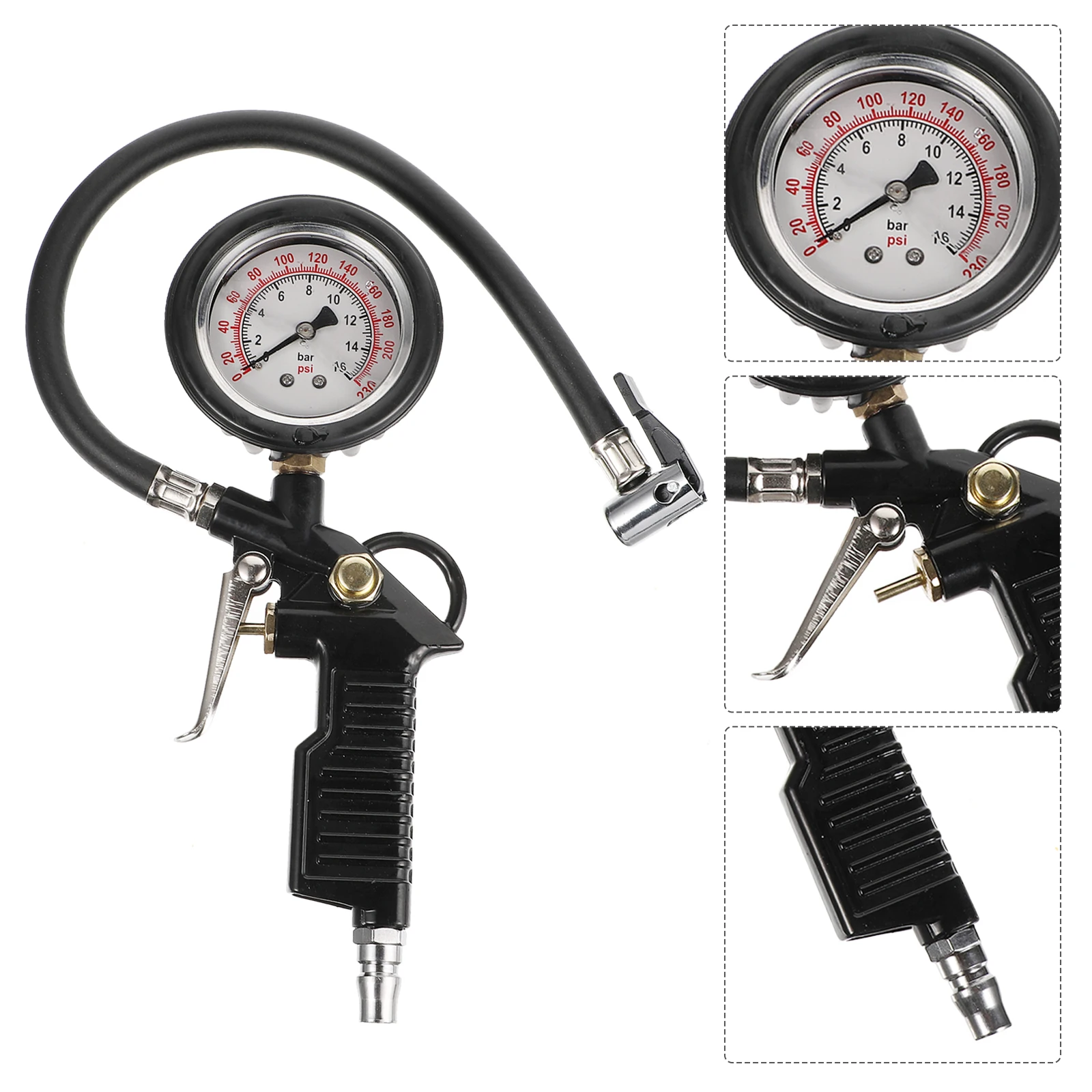 

Tire Compressor Air Tire Compressor Meter Tire Inflator Tire Meter Gauge Car Meter Gauge Inflator