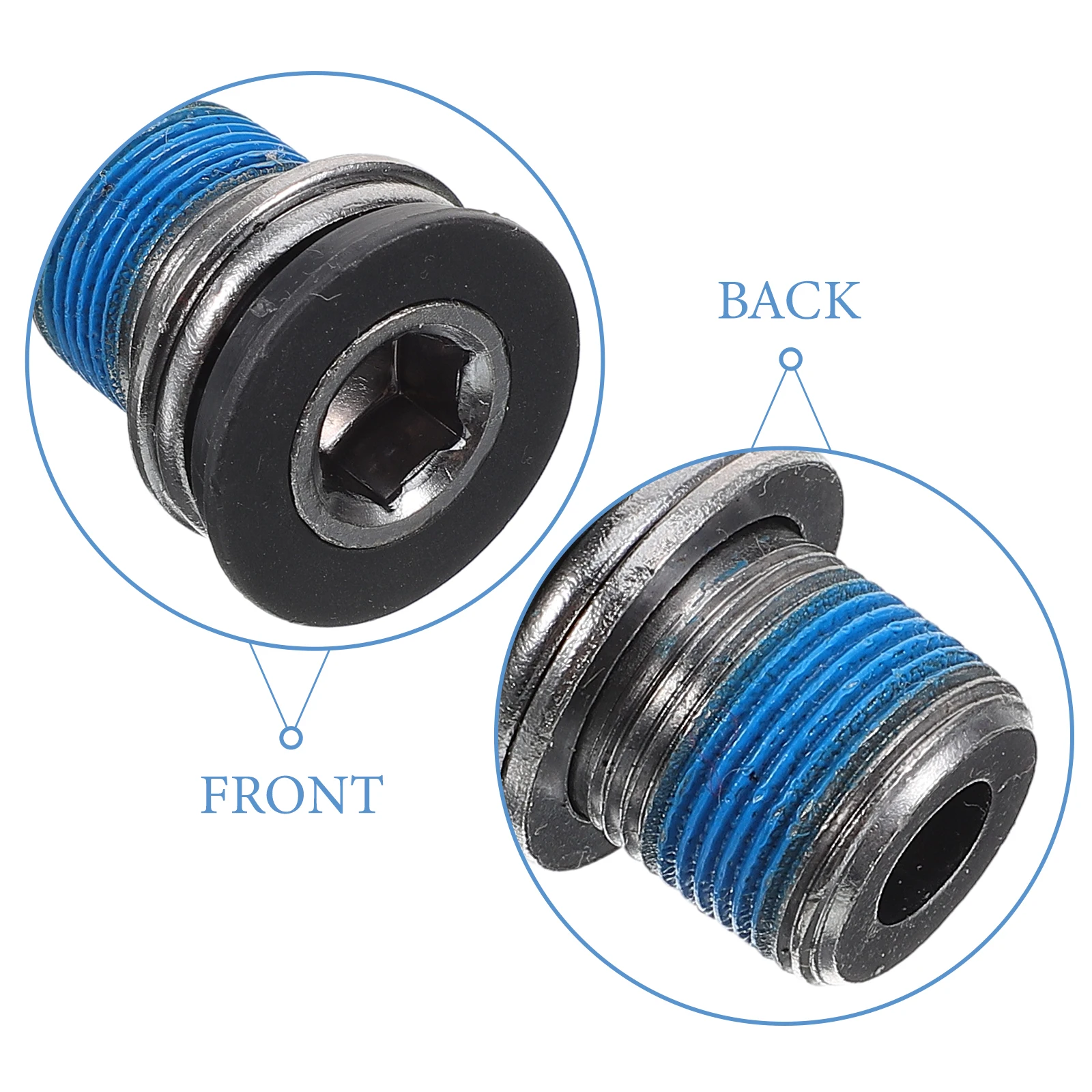 

Bike Crankset Screw Waterproof Lightweight Compact Fixation Stable Riding Experience Versatile Compatibility Cycling Supplies