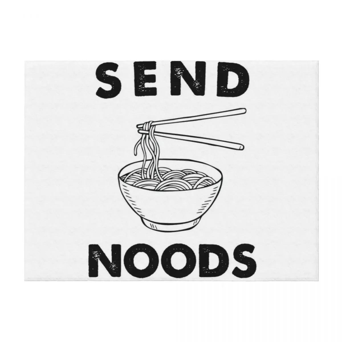 

Send Noods Throw Blanket christmas decoration Thermal blankets and throws Camping Blankets