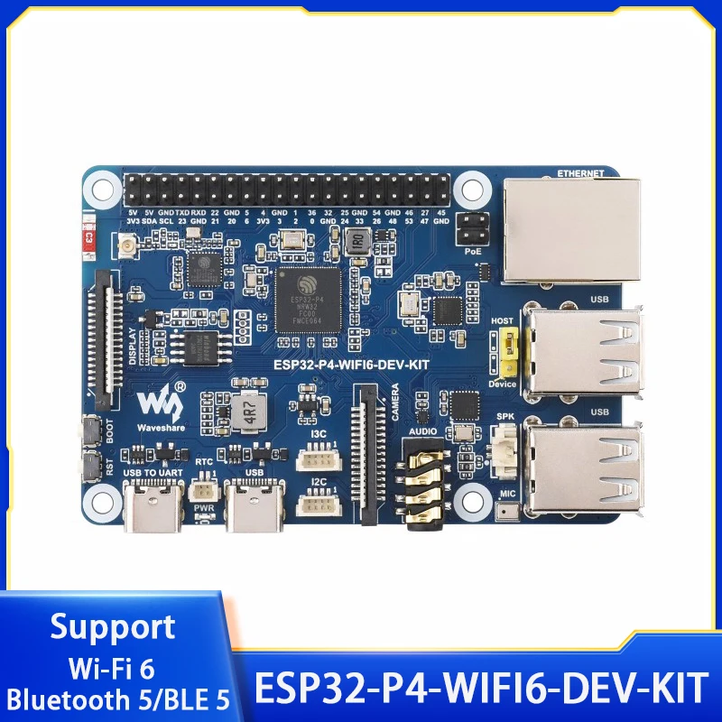 ESP32-P4-WIFI6-DEV-KIT Development Board High-Performance Based On ESP32-P4/ESP32-C6 Support Wi-Fi 6/Bluetooth 5/BLE 5