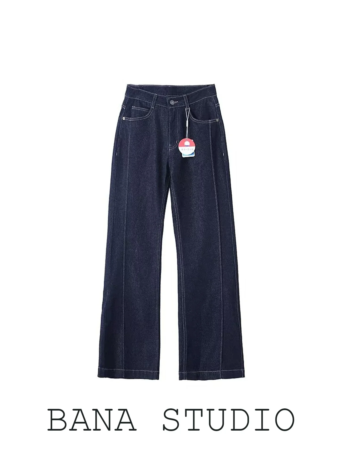 

Extended Long High Waist Bell Bottom Jeans Women's Denim Flared Pants Slim Fit High Waist Zipper Closure Non-Stretch Summer J...