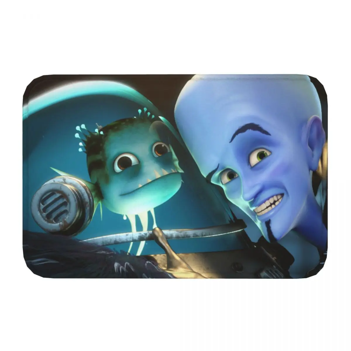 Megamind عدم الانزلاق ممسحة تجربة حمام المطبخ حصيرة الصلاة السجاد داخلي نمط ديكور