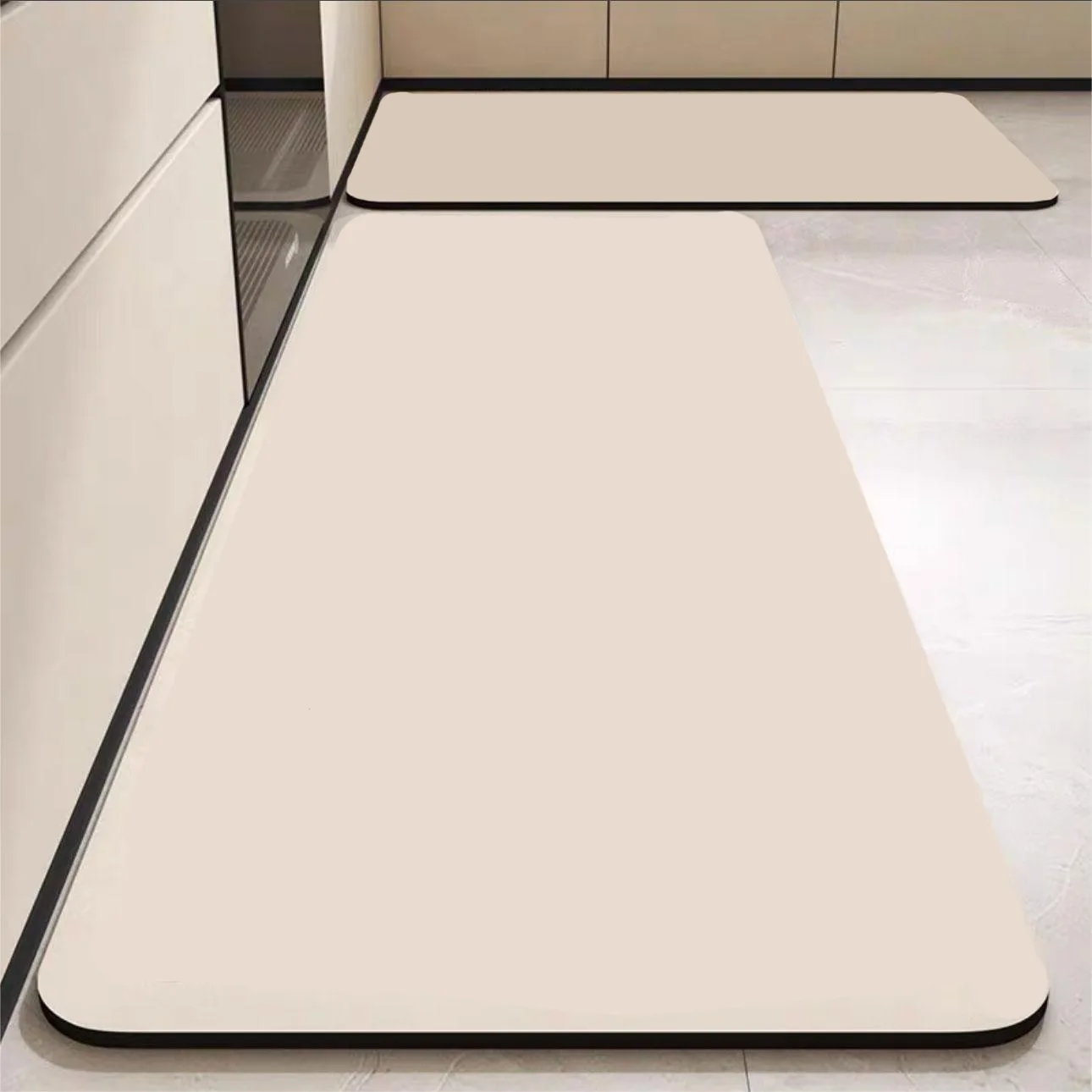 Kitchen Floor Mats Diatomaceous Earth Carpet Non-slip Wipable Extension Strip Dirt-resistant Absorbent Foot Mats