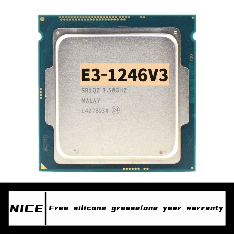 Xeon E3-1246 v3 E3 1246v3 E3 1246 v3 3,5 GHz czterordzeniowy ośmiowątkowy procesor CPU 84 W LGA 1150