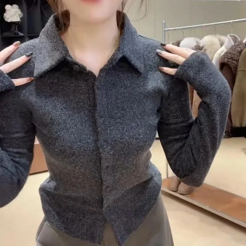 Maglia Termica Invernale Lunga, Strato Base Semplice e Caldo, Top Versatile da Donna in Fibra di Poliestere Traspirante