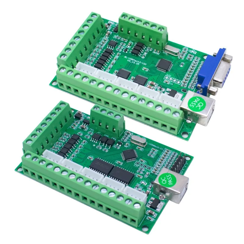

1Pcs Motor Driver Board CNC USB MACH3 100Khz Breakout Board 5 Axis Interface Driver Motion Controller With DB15