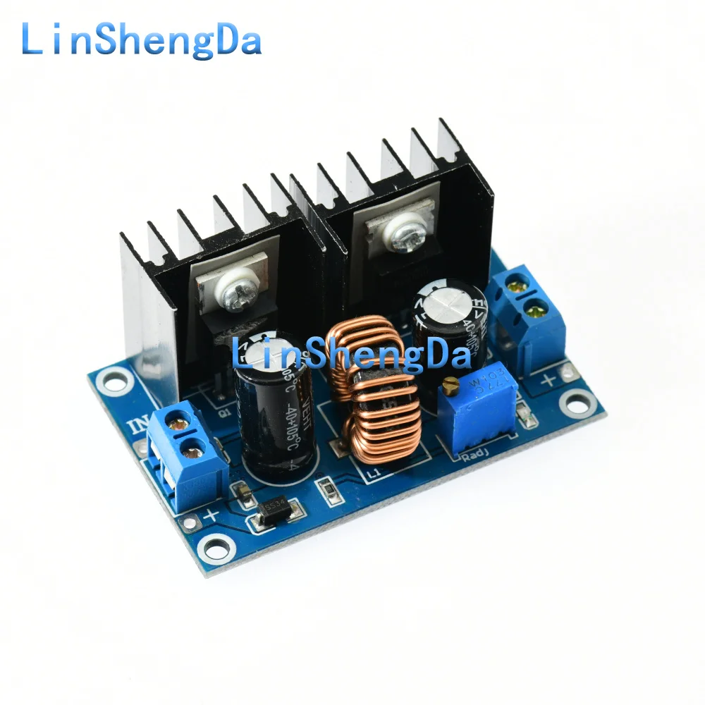 XH-M401 DC-DC voltage reduction module XL4016E1 high-power DC voltage regulator board, large 8A with voltage stabilization