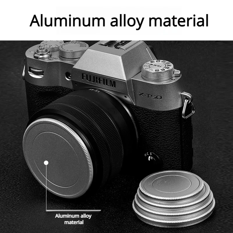 Metall-Objektivabdeckung, geeignet für 37/43/46/49/52/55/62/67/72/77 mm, Schutzfrontabdeckung aus Aluminiumlegierung