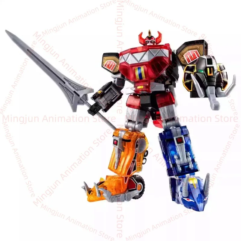 In Stock Bandai Assembled Box Egg SMP Power Rangers Beast Runner Megazord Megazord Lottery Edition Toy Gift Collection