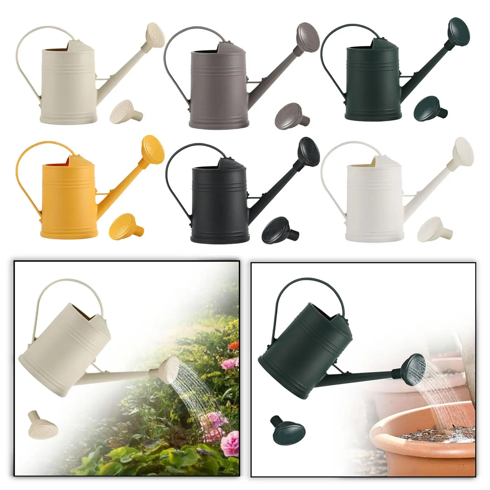 Watering Can Creative Portable Gardening Tool for Countryside Balcony Pots