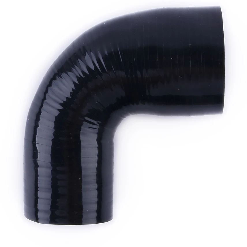 ID 51mm 55mm 57mm 60mm 63mm 70mm 75mm 90 Degree Reduce Elbow General Silicone Coolant Intercooler Pipe Tube Hose