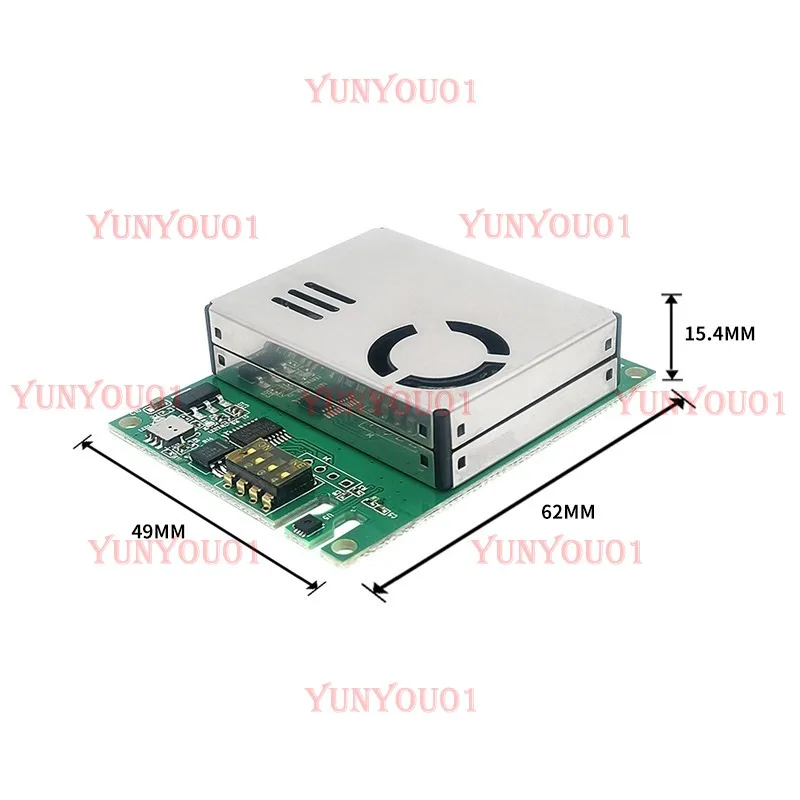 Air sensor 485 outputs carbon dioxide, formaldehyde, temperature and humidity, TVOC/PM2.5 detects M702