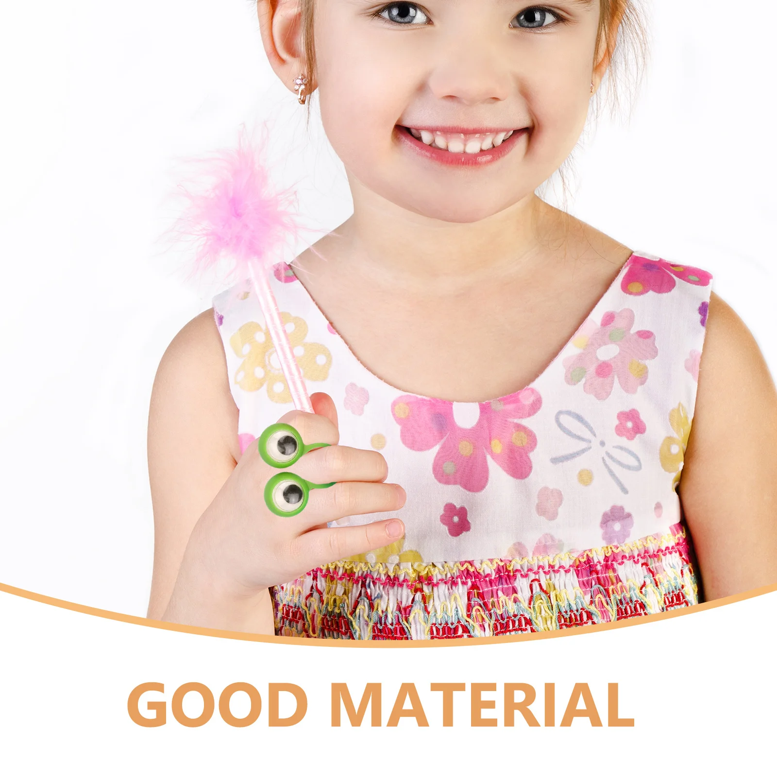 24 قطعة العين فنجر الدمى مقلة العين خواتم حفلة لصالح الاطفال حلقة بلاستيكية التعليمية التظاهر اللعب الإبداع لعبة أطفال