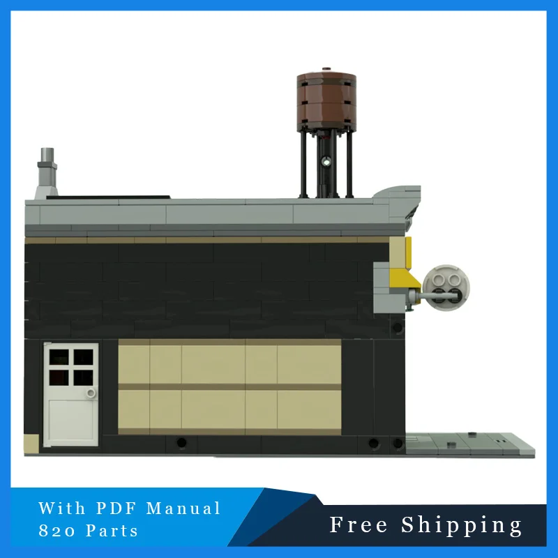 820 أجزاء MOC المدينة الحديثة مشاهد الشوارع وحدات قبو النبيذ اللبنات لتقوم بها بنفسك التعليمية الجمعية لعبة هدايا عيد ميلاد الأطفال #5