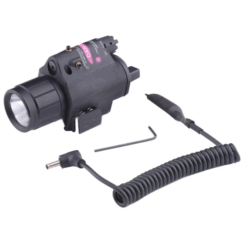 Red Laser Tactical Flashlight Outdoor LED Light Red Dot Laser Sight Hunting Accessories