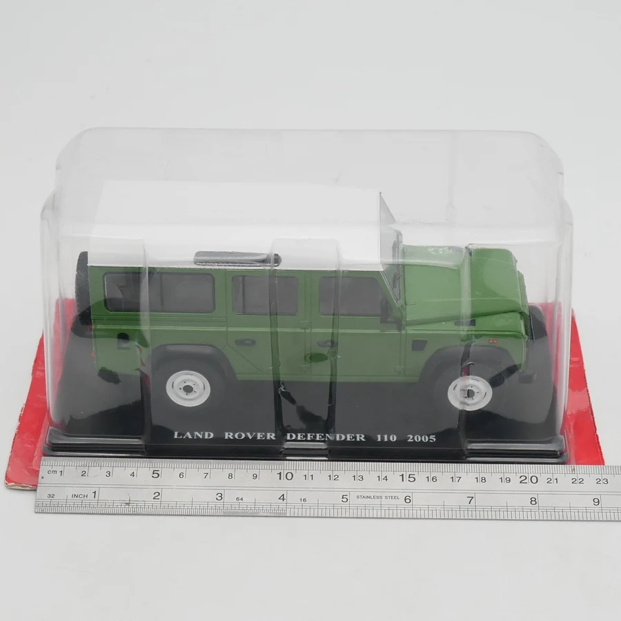 Ixo 1:24 Scale Diecast Alloy Land Rover Defender 110 2005 Toys Cars Model Classics Adult Collection Souvenir Gift Static Display