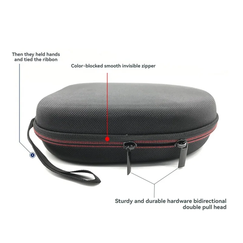 GROCE-Universal Headphone Carry Case Carrying Storage Bag For Sony Anker Bose Wireless Headsets Portable Design