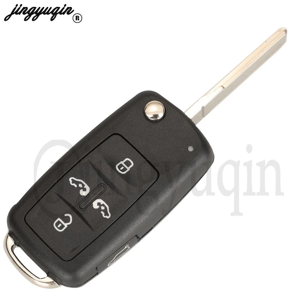 jingyuqin 7N0837202K /F/AE Remote key 315/434Mhz For VW Sharan Multivan Caravelle Transporter ID48 NON-KEYLESSGO 5K0 837 202 AD