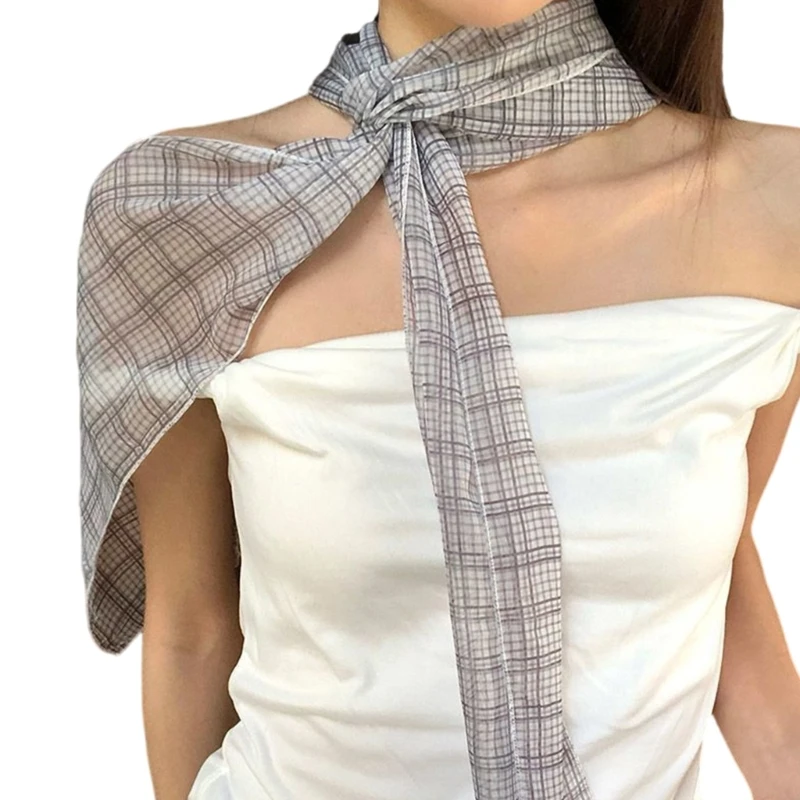 

Женские шарф -клетчатые пояс для повседневной одежды фото реквизит Date Night -х