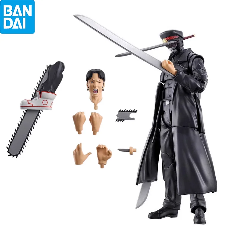 

Original Bandai SMP Chainsaw Man Shokugan Modeling Project Kit Makes Pose Samurai Sword Set Anime Figure Action Model Toys Gift