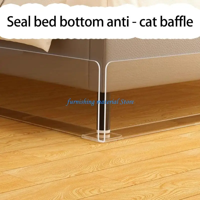 Y5GD 10Pcs Transparent Acrylic Shelf Barriers Strong PVC Shelf Guards Versatile PVC Shelf Organizers for Organized Storage