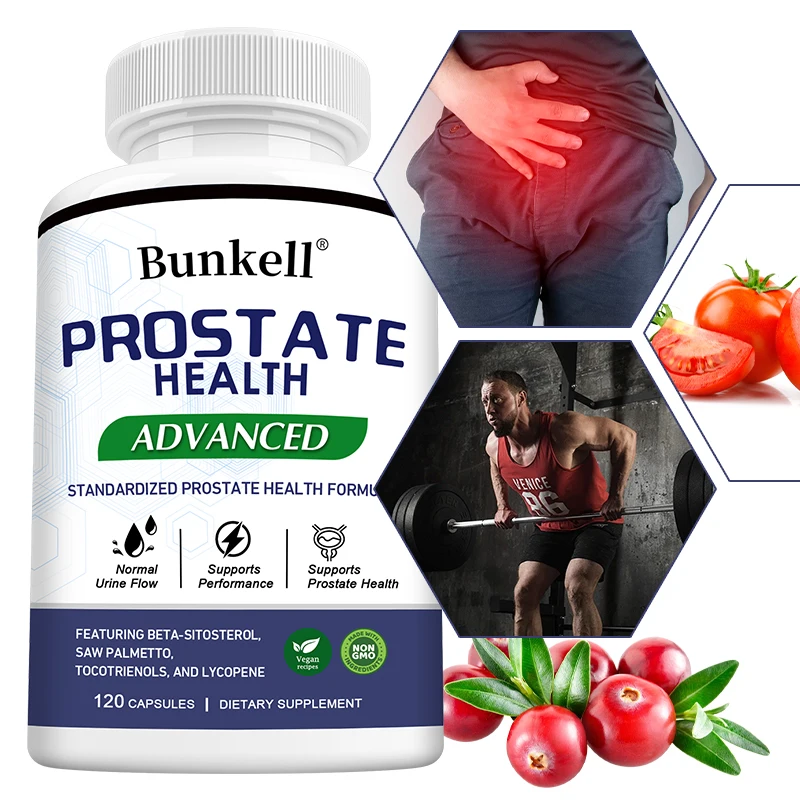 Contains saw palmetto, prostate health, male prostate supplement, vitamin D, zinc, cranberry, black pepper extract