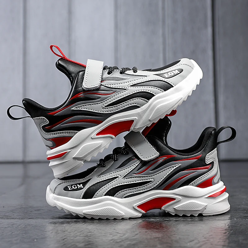 Brand Kids Sneakers Outdoor Running Shoes Boys Sport Tennis Shoes Children Non-Slip Gym Shoes Teenager Trekking Sport Shoes