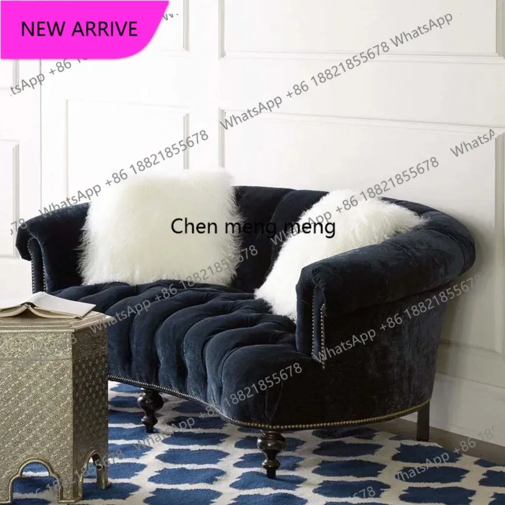 

Y183 Современный европейский диван-кровать для взрослых, скандинавский стиль, для виллы, двойной шезлонг, для гостиной, роскошный диван-кровать