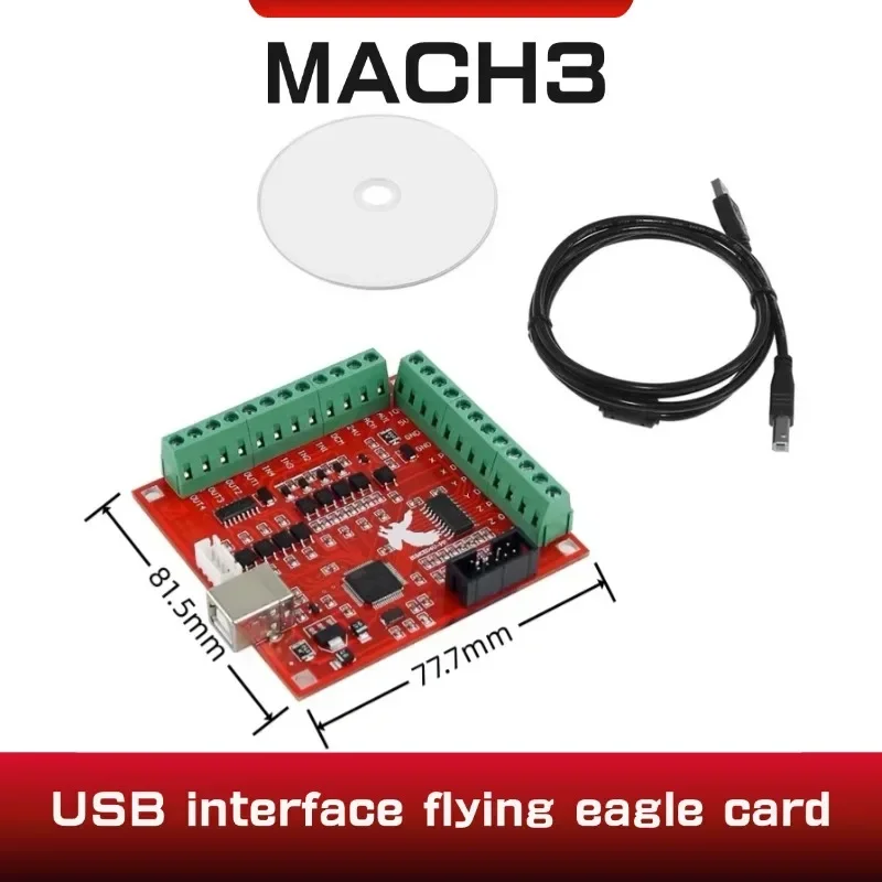 1PC MACH3 CNC USB 100Khz Breakout Board 4 Axis Interface Driver Motion Controller CNC USB MACH3 100Khz Breakout Board 4 Axis In